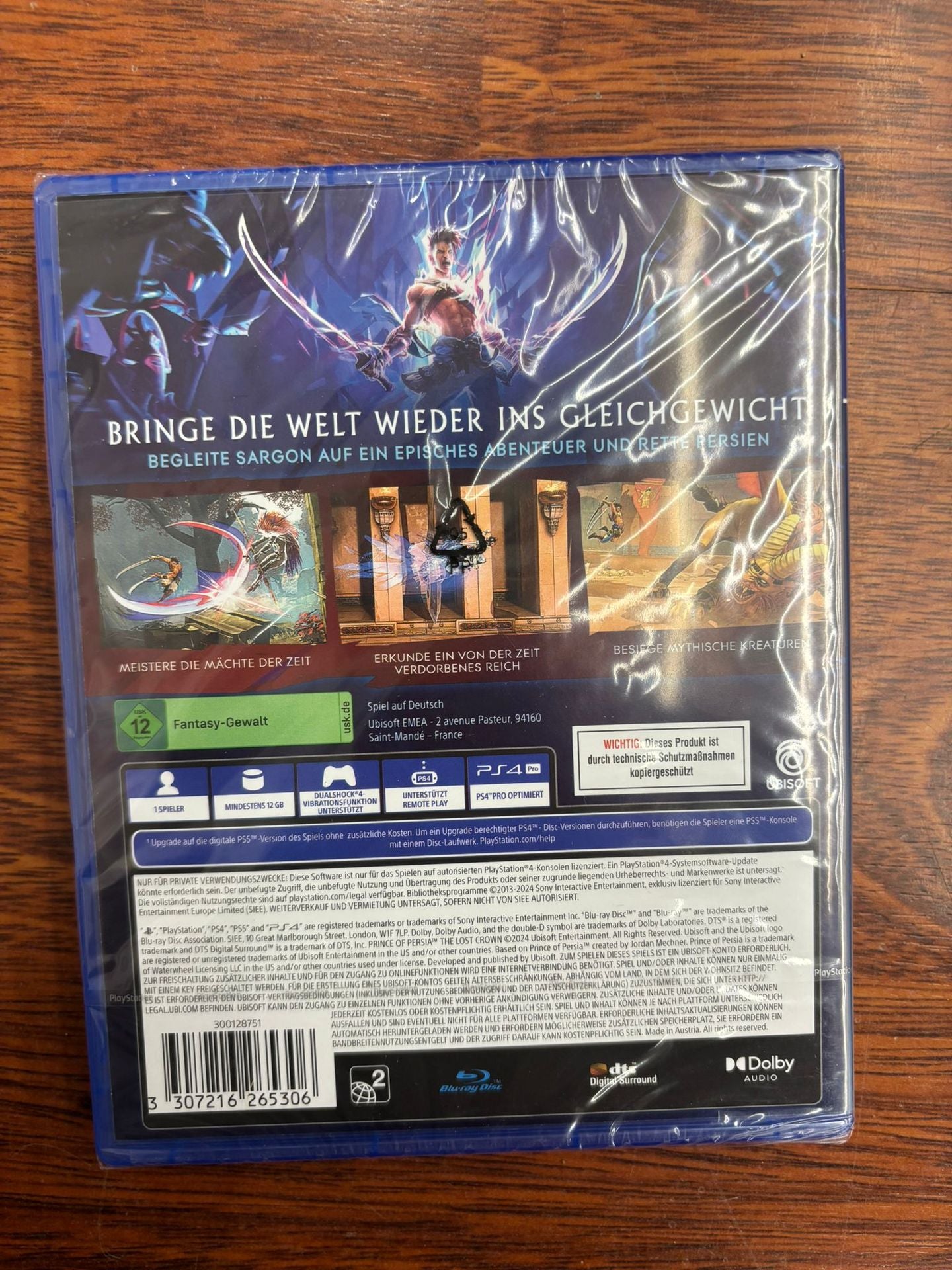 Prince Of Persia The Lost Crown PS4/PS5 De Prince Of Persia The Lost Crown PS4/PS5 De